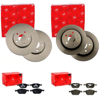 Trw Bremsscheiben + Beläge Vorne + Hinten Passend Für Ford Focus 3 Iii Mk3: Bremsbelagsatz, Scheibenbremse A.b.s.: 37216 A.b.s.: 37477 Abakus: 2310200 Trw Bremsscheiben + Beläge Vorne + Hinten Passend Für Ford Focus 3 Iii Mk3: Bremsbelagsatz, Scheibenbremse A.b.s.: 37216 A.b.s.: 37477 Abakus: 2310200