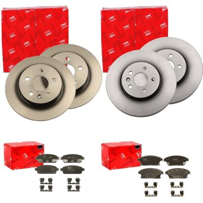 Trw Bremsscheiben + Beläge Vorne + Hinten Passend Für Opel Mokka + Mokka X: Bremsbelagsatz, Scheibenbremse A.b.s.: 37790 Abakus: 23102026 Aisin: Bpop2 Trw Bremsscheiben + Beläge Vorne + Hinten Passend Für Opel Mokka + Mokka X: Bremsbelagsatz, Scheibenbremse A.b.s.: 37790 Abakus: 23102026 Aisin: Bpop2