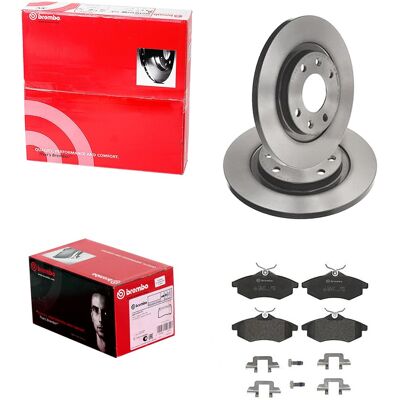 Brembo Bremsscheiben 266mm + Beläge Vorne Passend Für Citroen C2 Jm + C3 Fc: Bremsbelagsatz, Scheibenbremse A.b.s.: 37307 Abakus: 23101035 Aisin: Bpci Brembo Bremsscheiben 266mm + Beläge Vorne Passend Für Citroen C2 Jm + C3 Fc: Bremsbelagsatz, Scheibenbremse A.b.s.: 37307 Abakus: 23101035 Aisin: Bpci