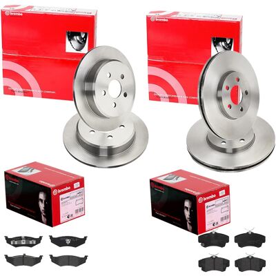 Brembo Bremsscheiben + Beläge Vorne + Hinten Passend Für Chrysler Pt Cruiser: Bremsscheibe A.b.s.: 16414 A.b.s.: 16724 A.b.s.: 16727 Ate: 24010901461 Brembo Bremsscheiben + Beläge Vorne + Hinten Passend Für Chrysler Pt Cruiser: Bremsscheibe A.b.s.: 16414 A.b.s.: 16724 A.b.s.: 16727 Ate: 24010901461