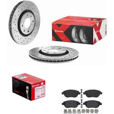 Brembo Sport Bremsscheiben 283mm+ Beläge Vorne Passend Für Citroen C3 C4 Xsara: Bremsscheibe A.b.s.: 17338 Abakus: 23103008 Abakus: 231030082 Aic: 590 Brembo Sport Bremsscheiben 283mm+ Beläge Vorne Passend Für Citroen C3 C4 Xsara: Bremsscheibe A.b.s.: 17338 Abakus: 23103008 Abakus: 231030082 Aic: 590