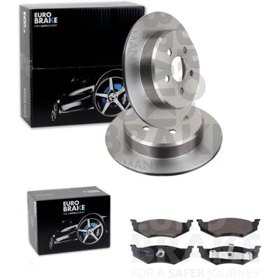 Eurobrake Chrysler Pt Cruiser Hintere Bremsscheiben & Beläge Eurobrake Chrysler Pt Cruiser Hintere Bremsscheiben & Beläge