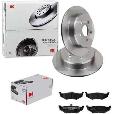 Nk Bremsscheiben 270mm + Beläge Hinten Passend Für Chrysler Pt Cruiser Sebring: Bremsscheibe A.b.s.: 16724 Ate: 24010901461 Blue Print: Ada104329 Bosc Nk Bremsscheiben 270mm + Beläge Hinten Passend Für Chrysler Pt Cruiser Sebring: Bremsscheibe A.b.s.: 16724 Ate: 24010901461 Blue Print: Ada104329 Bosc