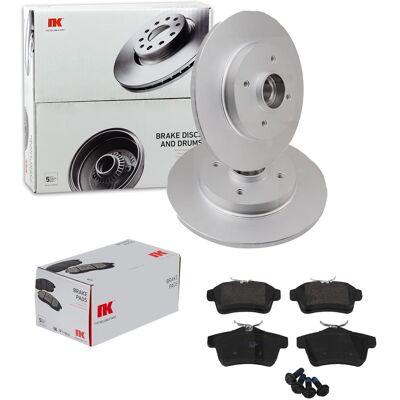 Nk Bremsscheiben 268mm + Beläge Hinten Passend Für Citroen C4 Ds4 Ds5: Bremsbelagsatz, Scheibenbremse A.b.s.: 37762 Abakus: 23102060 Aisin: Bppe2010 A Nk Bremsscheiben 268mm + Beläge Hinten Passend Für Citroen C4 Ds4 Ds5: Bremsbelagsatz, Scheibenbremse A.b.s.: 37762 Abakus: 23102060 Aisin: Bppe2010 A
