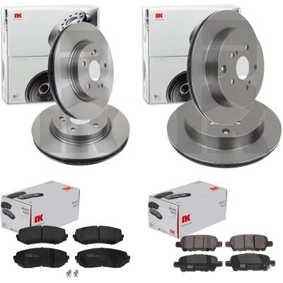 Nk Bremsscheiben + Beläge Vorne + Hinten Passend Für Grand Vitara 2 Jt: Bremsbelagsatz, Scheibenbremse A.b.s.: 37321 A.b.s.: 37745 Abakus: 23102020 Ac Nk Bremsscheiben + Beläge Vorne + Hinten Passend Für Grand Vitara 2 Jt: Bremsbelagsatz, Scheibenbremse A.b.s.: 37321 A.b.s.: 37745 Abakus: 23102020 Ac