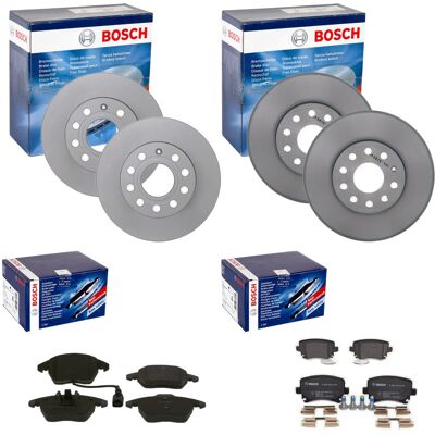 Bosch Bremsscheiben + Beläge Vorne + Hinten Passend Für Vw Golf 5 6 Touran 1t A3: Bremsbelagsatz, Scheibenbremse A.b.s.: 37008 A.b.s.: 37414 Abakus: 2 Bosch Bremsscheiben + Beläge Vorne + Hinten Passend Für Vw Golf 5 6 Touran 1t A3: Bremsbelagsatz, Scheibenbremse A.b.s.: 37008 A.b.s.: 37414 Abakus: 2