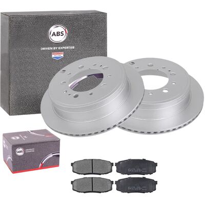 Abs Bremsscheiben 345mm + Beläge Hinten Passend Für Toyota Land Cruiser J2: Bremsbelagsatz, Scheibenbremse A.b.s.: 37702 Abakus: 23102124 Aisin: A2n15 Abs Bremsscheiben 345mm + Beläge Hinten Passend Für Toyota Land Cruiser J2: Bremsbelagsatz, Scheibenbremse A.b.s.: 37702 Abakus: 23102124 Aisin: A2n15