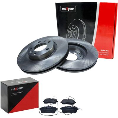 Maxgear Bremsscheiben 283mm + Beläge Vorne Passend Für Peugeot 407 Limo + Kombi: Bremsbelagsatz, Scheibenbremse A.b.s.: 37430 A.b.s.: 37858 Abakus: 23 Maxgear Bremsscheiben 283mm + Beläge Vorne Passend Für Peugeot 407 Limo + Kombi: Bremsbelagsatz, Scheibenbremse A.b.s.: 37430 A.b.s.: 37858 Abakus: 23