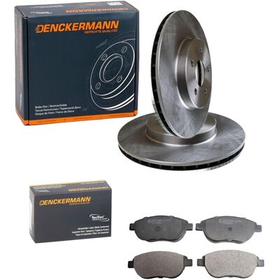 Denckermann Bremsenset 283mm Vorne Passend Für Citroen C3 C4 Xsara Picasso: Bremsbelagsatz, Scheibenbremse A.b.s.: 37273 A.b.s.: 37282 A.b.s.: 37418 A Denckermann Bremsenset 283mm Vorne Passend Für Citroen C3 C4 Xsara Picasso: Bremsbelagsatz, Scheibenbremse A.b.s.: 37273 A.b.s.: 37282 A.b.s.: 37418 A