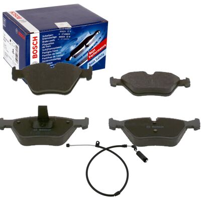Bosch Bremsbeläge + Warnkontakt für BMW X3 E83 - Bremssystem Bosch Bremsbeläge + Warnkontakt für BMW X3 E83 - Bremssystem