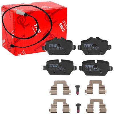 Trw Bremsbeläge + Wako Hinten Passend Für Mini R60 R61 Countryman Paceman: Bremsbelagsatz, Scheibenbremse A.b.s.: 37435 A.b.s.: 37883 Abakus: 23102051 Trw Bremsbeläge + Wako Hinten Passend Für Mini R60 R61 Countryman Paceman: Bremsbelagsatz, Scheibenbremse A.b.s.: 37435 A.b.s.: 37883 Abakus: 23102051