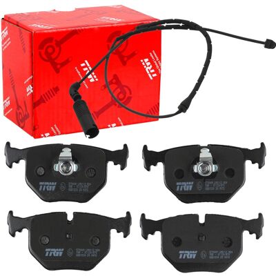Trw Bremsbeläge + Warnkontakt Hinten Passend Für Bmw X5 E53 Bj. 1999 - 2006: Bremsbelagsatz, Scheibenbremse A.b.s.: 36715 Abakus: 23102034 Aisin: Bpbm Trw Bremsbeläge + Warnkontakt Hinten Passend Für Bmw X5 E53 Bj. 1999 - 2006: Bremsbelagsatz, Scheibenbremse A.b.s.: 36715 Abakus: 23102034 Aisin: Bpbm