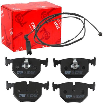 Trw Bremsbeläge + Warnkontakt Hinten Passend Für Bmw 3er E46 Bj. 1998 - 2006: Bremsbelagsatz, Scheibenbremse A.b.s.: 36715 Abakus: 23102034 Aisin: Bpb Trw Bremsbeläge + Warnkontakt Hinten Passend Für Bmw 3er E46 Bj. 1998 - 2006: Bremsbelagsatz, Scheibenbremse A.b.s.: 36715 Abakus: 23102034 Aisin: Bpb