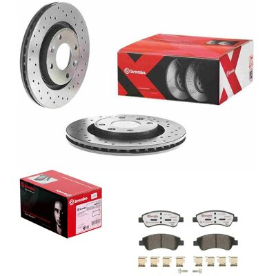Brembo Sport Bremsscheiben + Xtra Beläge Vorne Passend Für Citroen Ds3 C2 C3 C4: Bremsscheibe A.b.s.: 17336 Abakus: 23103004 Abakus: 231030042 Aic: 53 Brembo Sport Bremsscheiben + Xtra Beläge Vorne Passend Für Citroen Ds3 C2 C3 C4: Bremsscheibe A.b.s.: 17336 Abakus: 23103004 Abakus: 231030042 Aic: 53