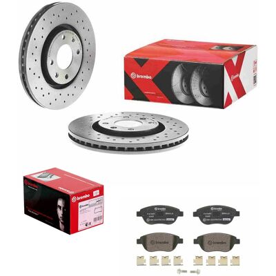 Brembo Sport Bremsscheiben 283mm + Xtra Beläge Vorne Passend Für Citroen C3 C4: Bremsscheibe A.b.s.: 17338 Abakus: 23103008 Abakus: 231030082 Aic: 590 Brembo Sport Bremsscheiben 283mm + Xtra Beläge Vorne Passend Für Citroen C3 C4: Bremsscheibe A.b.s.: 17338 Abakus: 23103008 Abakus: 231030082 Aic: 590