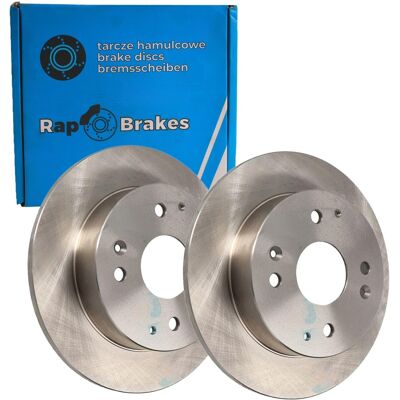 RAP BRAKES 2x Rap Bremsscheiben 260mm Voll Hinten Passend Für Honda Accord Civic Rover 600: Bremsscheibe A.b.s.: 16147 Ackoja: A2640002 Aisin: C6r1088s Ashika: 6 RAP BRAKES 2x Rap Bremsscheiben 260mm Voll Hinten Passend Für Honda Accord Civic Rover 600: Bremsscheibe A.b.s.: 16147 Ackoja: A2640002 Aisin: C6r1088s Ashika: 6