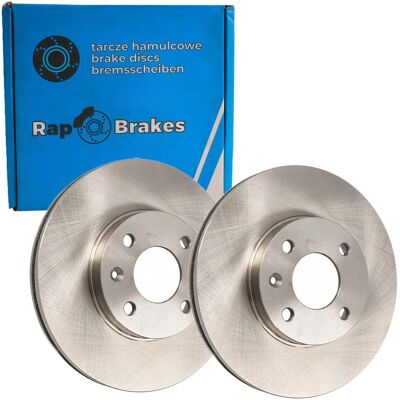 RAP BRAKES 2x Bremsscheibe 256mm Belüftet Vorne Chevrolet Aveo - Bremsscheibe RAP BRAKES 2x Bremsscheibe 256mm Belüftet Vorne Chevrolet Aveo - Bremsscheibe