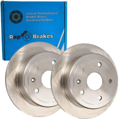 RAP BRAKES 2x Rap Bremsscheiben Ø258mm Voll Hinten Passend Für Daewoo Leganza R-d0352: RAP BRAKES 2x Rap Bremsscheiben Ø258mm Voll Hinten Passend Für Daewoo Leganza R-d0352: