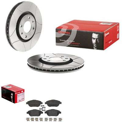 Brembo Bremsscheiben + Beläge Vorne Passend Für Citroen C3 Ii + C3 Picasso + Ds3: Bremsbelagsatz, Scheibenbremse A.b.s.: 37751 Abakus: 23101213 Aisin: Brembo Bremsscheiben + Beläge Vorne Passend Für Citroen C3 Ii + C3 Picasso + Ds3: Bremsbelagsatz, Scheibenbremse A.b.s.: 37751 Abakus: 23101213 Aisin: