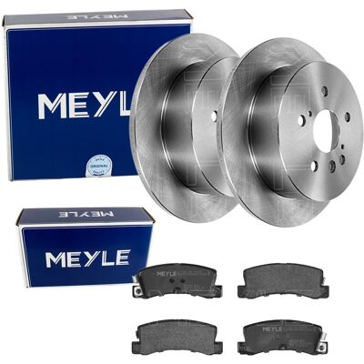 Meyle Bremsscheiben 288mm + Beläge Hinten Passend Für Toyota Avensis T22: Bremsscheibe A.b.s.: 17170 Aisin: A6r1323s Ashika: 6102236c Ate: 24011003051 Meyle Bremsscheiben 288mm + Beläge Hinten Passend Für Toyota Avensis T22: Bremsscheibe A.b.s.: 17170 Aisin: A6r1323s Ashika: 6102236c Ate: 24011003051