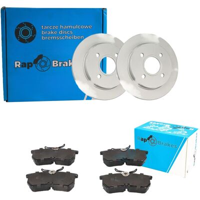 Rap Brakes Bremsscheiben 253mm + Beläge Hinten Passend Für Ford Focus 1998-2004: Bremsscheibe A.b.s.: 16375 Abakus: 23104032 Abakus: 231040322 Ac: 502 Rap Brakes Bremsscheiben 253mm + Beläge Hinten Passend Für Ford Focus 1998-2004: Bremsscheibe A.b.s.: 16375 Abakus: 23104032 Abakus: 231040322 Ac: 502