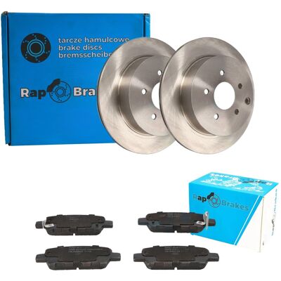 Rap Brakes Bremsenset 308mm Hinten Passend Für Nissan Murano Z51: Bremsscheibe A.b.s.: 17698 Ap: 25306v Ashika: 6101106c Ate: 24011601221 Blue Print: Rap Brakes Bremsenset 308mm Hinten Passend Für Nissan Murano Z51: Bremsscheibe A.b.s.: 17698 Ap: 25306v Ashika: 6101106c Ate: 24011601221 Blue Print: