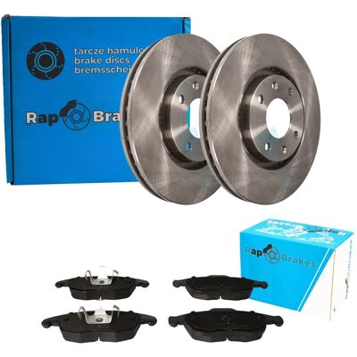 Rap Brakes Bremsenset 283mm Vorne Passend Für Citroen Berlingo + Peugeot Partner: Bremsscheibe A.b.s.: 17338 Abakus: 23103008 Abakus: 231030082 Aic: 5 Rap Brakes Bremsenset 283mm Vorne Passend Für Citroen Berlingo + Peugeot Partner: Bremsscheibe A.b.s.: 17338 Abakus: 23103008 Abakus: 231030082 Aic: 5
