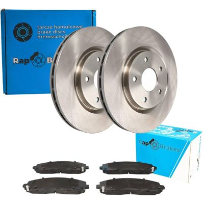 Rap Brakes Bremsenset Vorne Passend Für Fiat Freemont + Chrysler Voyager: Bremsscheibe A.b.s.: 18405 Ap Xenergy: X602857 Ashika: 6009923c Blue Print: Rap Brakes Bremsenset Vorne Passend Für Fiat Freemont + Chrysler Voyager: Bremsscheibe A.b.s.: 18405 Ap Xenergy: X602857 Ashika: 6009923c Blue Print: