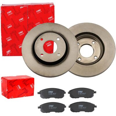 Trw Bremsscheiben + Beläge Vorne Passend Für Nissan Tiida C11 Bj. 2004-2011: Bremsbelagsatz, Scheibenbremse A.b.s.: 37648 Abakus: 23101117 Ackoja: A38 Trw Bremsscheiben + Beläge Vorne Passend Für Nissan Tiida C11 Bj. 2004-2011: Bremsbelagsatz, Scheibenbremse A.b.s.: 37648 Abakus: 23101117 Ackoja: A38