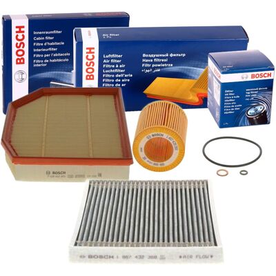Bosch - Pollen-Luft-Öl-Filter Paket - BMW Z4 E85 - Filter Set Bosch - Pollen-Luft-Öl-Filter Paket - BMW Z4 E85 - Filter Set