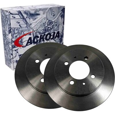 2x Ackoja Bremsscheiben 258mm Voll Hinten Passend Für Nissan 100nx Almera Sunny: Bremsscheibe A.b.s.: 16499 Ackoja: A3840005 Aisin: B6r1875s Ashika: 6 2x Ackoja Bremsscheiben 258mm Voll Hinten Passend Für Nissan 100nx Almera Sunny: Bremsscheibe A.b.s.: 16499 Ackoja: A3840005 Aisin: B6r1875s Ashika: 6