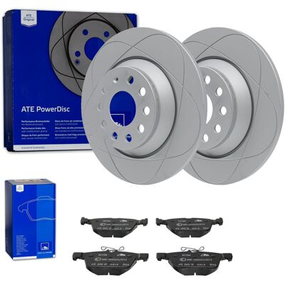 Ate Powerdisc Bremsscheiben 300mm + Beläge Hinten Passend Für Audi A3 8v + Tt Fv: Bremsbelagsatz, Scheibenbremse A.b.s.: 37965 Abakus: 23102041 Aisin: Ate Powerdisc Bremsscheiben 300mm + Beläge Hinten Passend Für Audi A3 8v + Tt Fv: Bremsbelagsatz, Scheibenbremse A.b.s.: 37965 Abakus: 23102041 Aisin: