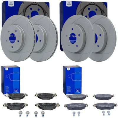 Ate Powerdisc Bremsscheiben + Beläge Vorne + Hinten Passend Für Ford Mondeo 3: Bremsbelagsatz, Scheibenbremse A.b.s.: 37254 A.b.s.: 37897 Abakus: 2310 Ate Powerdisc Bremsscheiben + Beläge Vorne + Hinten Passend Für Ford Mondeo 3: Bremsbelagsatz, Scheibenbremse A.b.s.: 37254 A.b.s.: 37897 Abakus: 2310