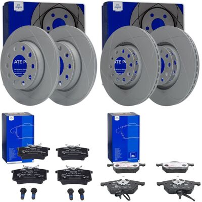 Ate Powerdisc Bremsscheiben + Beläge Vorne+hinten Passend Für Audi A4 8e B6 B7: Bremsbelagsatz, Scheibenbremse A.b.s.: 36623 A.b.s.: 366231 Abakus: 23 Ate Powerdisc Bremsscheiben + Beläge Vorne+hinten Passend Für Audi A4 8e B6 B7: Bremsbelagsatz, Scheibenbremse A.b.s.: 36623 A.b.s.: 366231 Abakus: 23