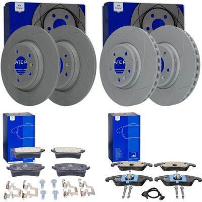 Ate Powerdisc Bremsscheiben + Beläge Vorne+hinten Passend Für Audi A4 8k B8 + A5: Bremsbelagsatz, Scheibenbremse A.b.s.: 37587 Abakus: 23101115 Aisin: Ate Powerdisc Bremsscheiben + Beläge Vorne+hinten Passend Für Audi A4 8k B8 + A5: Bremsbelagsatz, Scheibenbremse A.b.s.: 37587 Abakus: 23101115 Aisin: