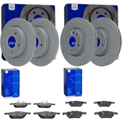 Ate Powerdisc Bremsscheiben+ Beläge Vorne + Hinten Passend Für Ford Focus 3 Iii: Bremsbelagsatz, Scheibenbremse A.b.s.: 35087 A.b.s.: 37422 Abakus: 23 Ate Powerdisc Bremsscheiben+ Beläge Vorne + Hinten Passend Für Ford Focus 3 Iii: Bremsbelagsatz, Scheibenbremse A.b.s.: 35087 A.b.s.: 37422 Abakus: 23