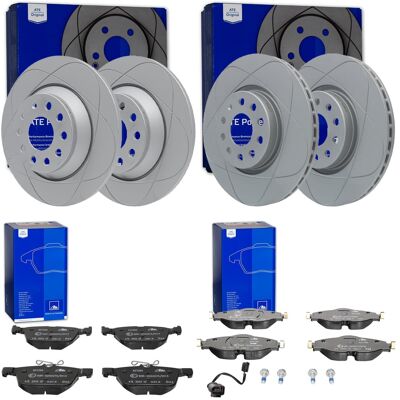 Ate Powerdisc Bremsscheiben + Beläge Vorne + Hinten Passend Für Audi A3 8v Tt Fv: Bremsbelagsatz, Scheibenbremse A.b.s.: 37958 Abakus: 23101013 Aisin: Ate Powerdisc Bremsscheiben + Beläge Vorne + Hinten Passend Für Audi A3 8v Tt Fv: Bremsbelagsatz, Scheibenbremse A.b.s.: 37958 Abakus: 23101013 Aisin: