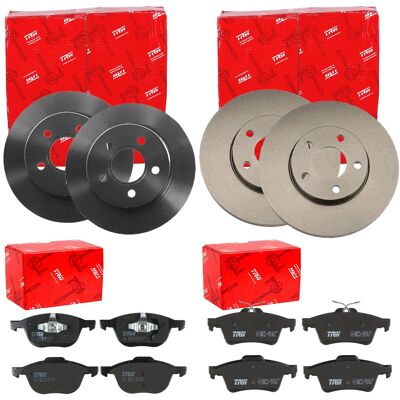 Trw Bremsscheiben + Beläge Vorne + Hinten Passend Für Ford Focus 2 + C-max: Bremsbelagsatz, Scheibenbremse A.b.s.: 37422 Abakus: 23101004 Aisin: Bpfo1 Trw Bremsscheiben + Beläge Vorne + Hinten Passend Für Ford Focus 2 + C-max: Bremsbelagsatz, Scheibenbremse A.b.s.: 37422 Abakus: 23101004 Aisin: Bpfo1