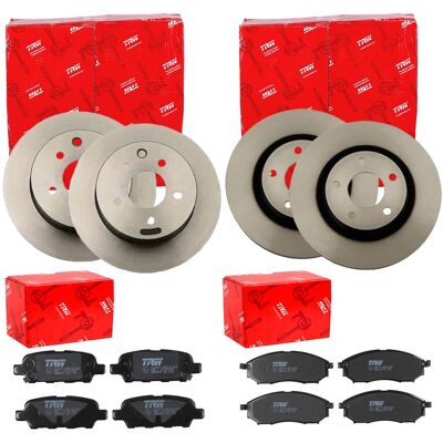 Trw Bremsscheiben + Beläge Vorne + Hinten Passend Für Nissan Qashqai J10 Jj10: Bremsscheibe A.b.s.: 17889 A.b.s.: 17945 Abakus: 23103077 Abakus: 23103 Trw Bremsscheiben + Beläge Vorne + Hinten Passend Für Nissan Qashqai J10 Jj10: Bremsscheibe A.b.s.: 17889 A.b.s.: 17945 Abakus: 23103077 Abakus: 23103