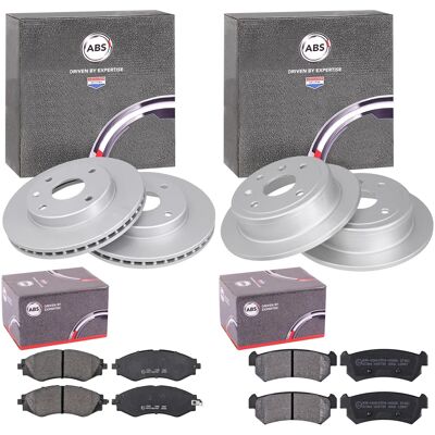 Abs Bremsscheiben + Beläge Vorne+hinten Passend Für Chevrolet Lacetti Nubira: Bremsscheibe A.b.s.: 17414 Abakus: 23103141 Abakus: 231031412 Aisin: L6f Abs Bremsscheiben + Beläge Vorne+hinten Passend Für Chevrolet Lacetti Nubira: Bremsscheibe A.b.s.: 17414 Abakus: 23103141 Abakus: 231031412 Aisin: L6f