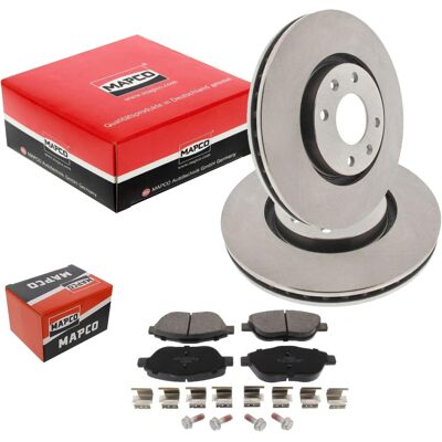 Mapco Bremsscheiben 283mm + Beläge Vorne Passend Für Citroen C3 C4 Ds3: Bremsscheibe A.b.s.: 17338 Abakus: 23103008 Abakus: 231030082 Aic: 59083 Aisin Mapco Bremsscheiben 283mm + Beläge Vorne Passend Für Citroen C3 C4 Ds3: Bremsscheibe A.b.s.: 17338 Abakus: 23103008 Abakus: 231030082 Aic: 59083 Aisin