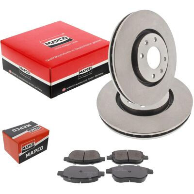 Mapco Bremsscheiben 283mm + Beläge Vorne Passend Für Citroen C3 C4 Xsara Picasso: Bremsbelagsatz, Scheibenbremse A.b.s.: 37273 A.b.s.: 37418 Abakus: 2 Mapco Bremsscheiben 283mm + Beläge Vorne Passend Für Citroen C3 C4 Xsara Picasso: Bremsbelagsatz, Scheibenbremse A.b.s.: 37273 A.b.s.: 37418 Abakus: 2