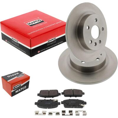 Mapco Bremsscheiben 268mm + Beläge Hinten Passend Für Opel Mokka Chevrolet Trax: Bremsscheibe A.b.s.: 18035 Abakus: 23104103 Abakus: 231041032 Aisin: Mapco Bremsscheiben 268mm + Beläge Hinten Passend Für Opel Mokka Chevrolet Trax: Bremsscheibe A.b.s.: 18035 Abakus: 23104103 Abakus: 231041032 Aisin: