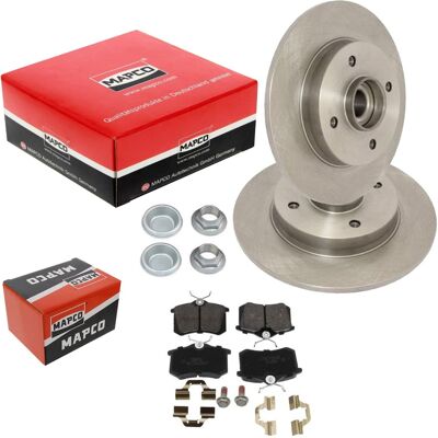 Mapco Bremsscheiben + Beläge Hinten Passend Für Peugeot 208 207 2008 Citroen C3: Bremsbelagsatz, Scheibenbremse A.b.s.: 36623 A.b.s.: 366231 Aisin: Bp Mapco Bremsscheiben + Beläge Hinten Passend Für Peugeot 208 207 2008 Citroen C3: Bremsbelagsatz, Scheibenbremse A.b.s.: 36623 A.b.s.: 366231 Aisin: Bp