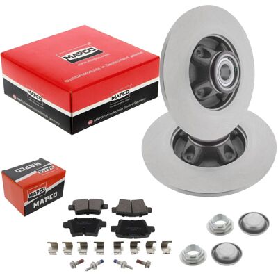 Mapco Bremsscheiben + Beläge Hinten Passend Für Citroen C4 Grand / Picasso: Bremsscheibe A.b.s.: 17835 A.b.s.: 17835c Abakus: 23104012 Abakus: 2310401 Mapco Bremsscheiben + Beläge Hinten Passend Für Citroen C4 Grand / Picasso: Bremsscheibe A.b.s.: 17835 A.b.s.: 17835c Abakus: 23104012 Abakus: 2310401