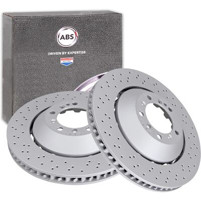 2x Abs Bremsscheiben 380mm Gelocht 2-teilig Vorne Passend Für Porsche 718 Cayman: Bremsscheibe A.b.s.: 18733 Porsche: 98135140680 Porsche: 98135140681 2x Abs Bremsscheiben 380mm Gelocht 2-teilig Vorne Passend Für Porsche 718 Cayman: Bremsscheibe A.b.s.: 18733 Porsche: 98135140680 Porsche: 98135140681