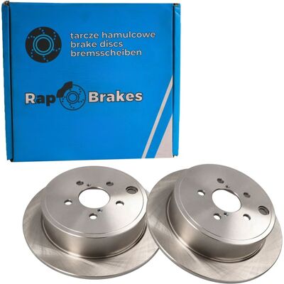 2x Rap Brakes Bremsscheiben 286mm Voll Hinten Passend Für Toyota Gt R-d0107: Bremsscheibe A.b.s.: 18156 Aisin: F6r091s Ashika: 6107708c Ate: 240110036 2x Rap Brakes Bremsscheiben 286mm Voll Hinten Passend Für Toyota Gt R-d0107: Bremsscheibe A.b.s.: 18156 Aisin: F6r091s Ashika: 6107708c Ate: 240110036