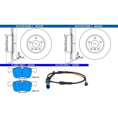 Ate Bremsscheiben 294mm + Beläge Vorne Passend Für Bmw 3er G20 G21 + 2er G42: Warnkontakt, Bremsbelagverschleiß A.b.s.: 39813 Aravolt: Ar02371 Ashika: Ate Bremsscheiben 294mm + Beläge Vorne Passend Für Bmw 3er G20 G21 + 2er G42: Warnkontakt, Bremsbelagverschleiß A.b.s.: 39813 Aravolt: Ar02371 Ashika: