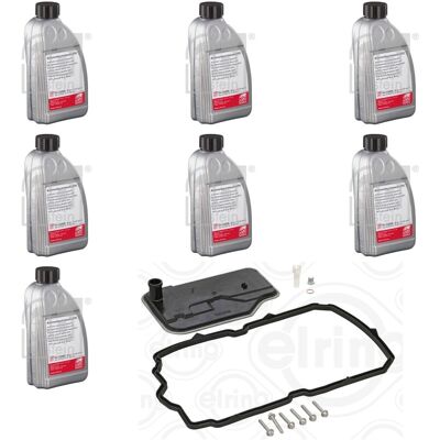 FEBI BILSTEIN + Weit Elring Getriebefilter Satz +7l Febi Getriebeöl Passend Für Mercedes 7-gang 722.9: Automatikgetriebeöl Aic: 74761 Eurolub: 366001 Eurolub: 366020 Eurol FEBI BILSTEIN + Weit Elring Getriebefilter Satz +7l Febi Getriebeöl Passend Für Mercedes 7-gang 722.9: Automatikgetriebeöl Aic: 74761 Eurolub: 366001 Eurolub: 366020 Eurol