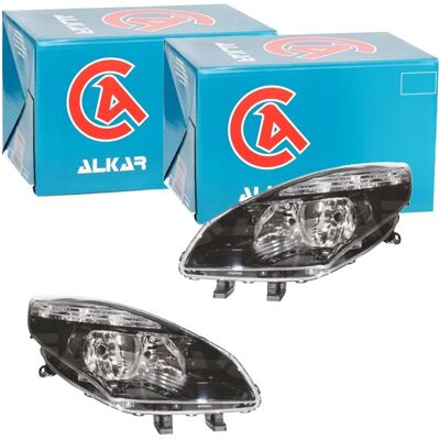 2x Alkar Halogen Scheinwerfer Links+rechts Passend Für Renault Grand Scénic: Hauptscheinwerfer Abakus: 5511177lldem2 Alkar: 2761220 Diederichs: 446548 2x Alkar Halogen Scheinwerfer Links+rechts Passend Für Renault Grand Scénic: Hauptscheinwerfer Abakus: 5511177lldem2 Alkar: 2761220 Diederichs: 446548